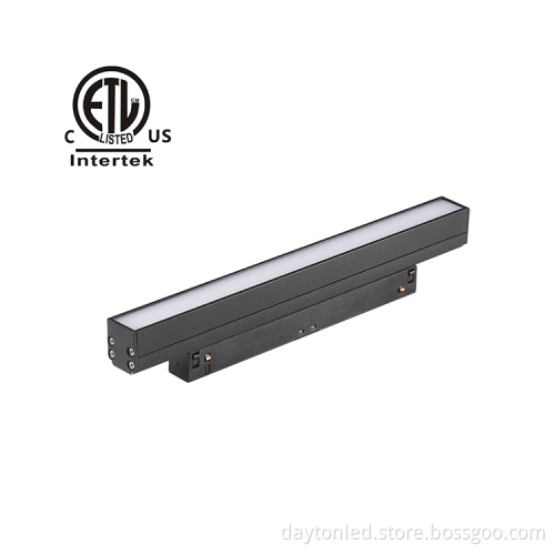Floodlight ETL & cETL Certified 48V Magnetic LED Track Light with Intelligent 3CCT and RGB Adjustability